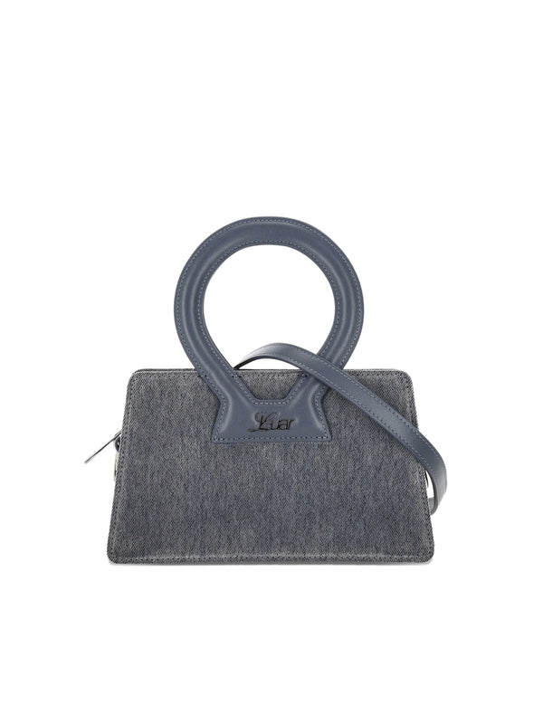 Luar Grey Blue Tote Bags