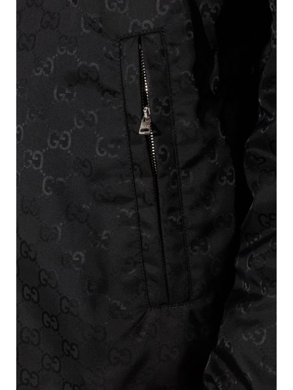 GG Pattern Hooded Parka