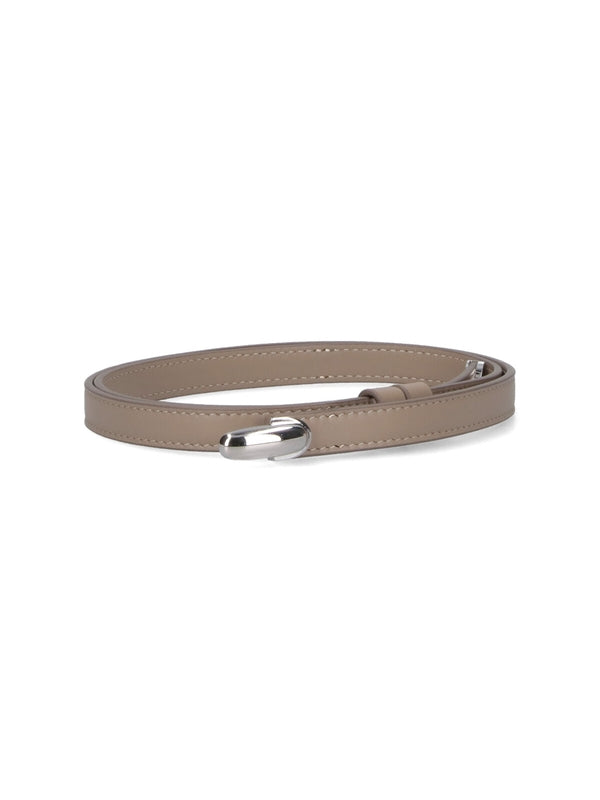 Savette Beige Leather Belts