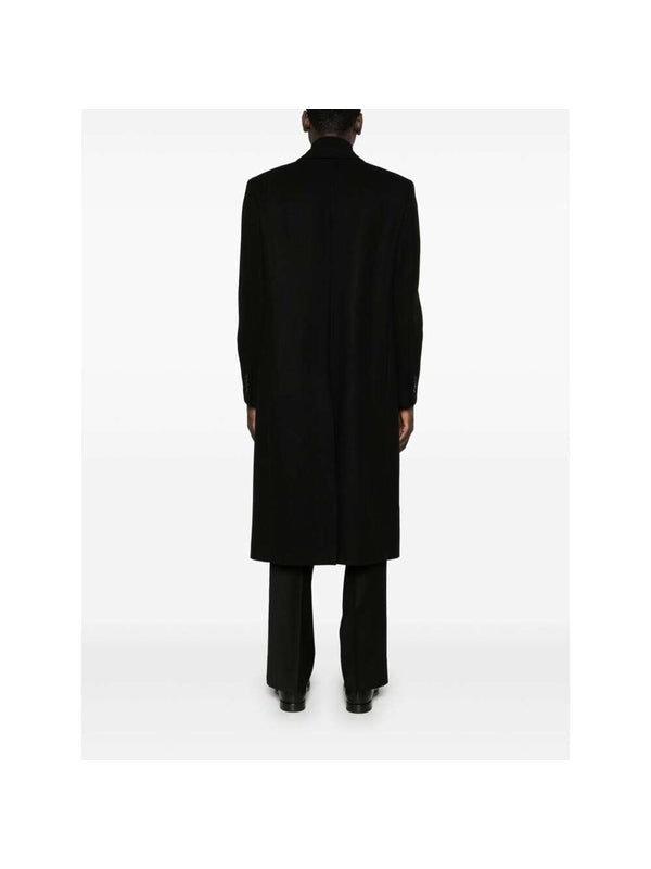 Boutonniere Double Wool Coat