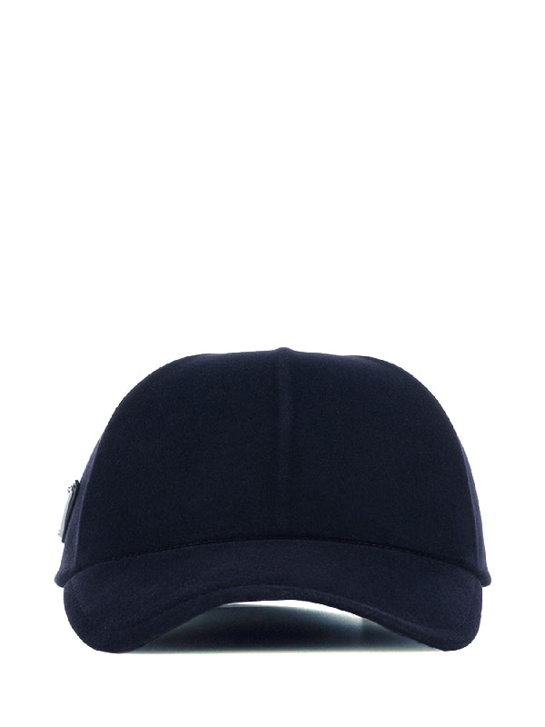 Side Triangular Logo Wool Cap