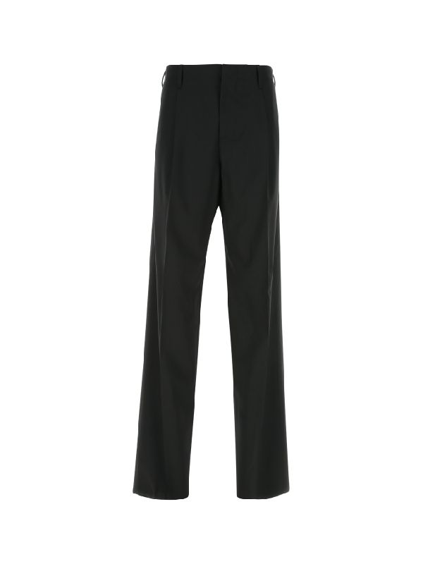 Stretch Wool Tailored Pants