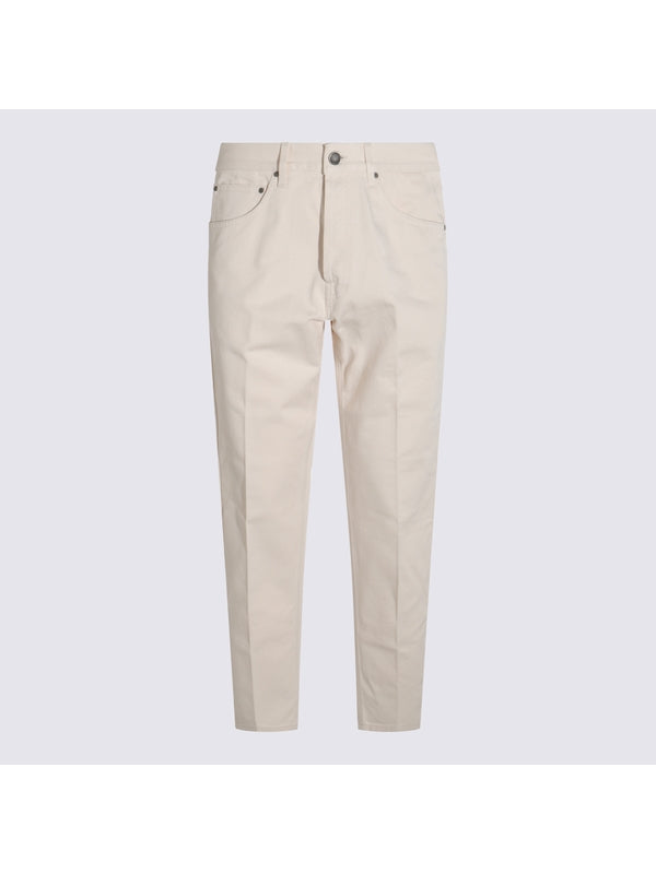 Lardini Ivory Denim Pants