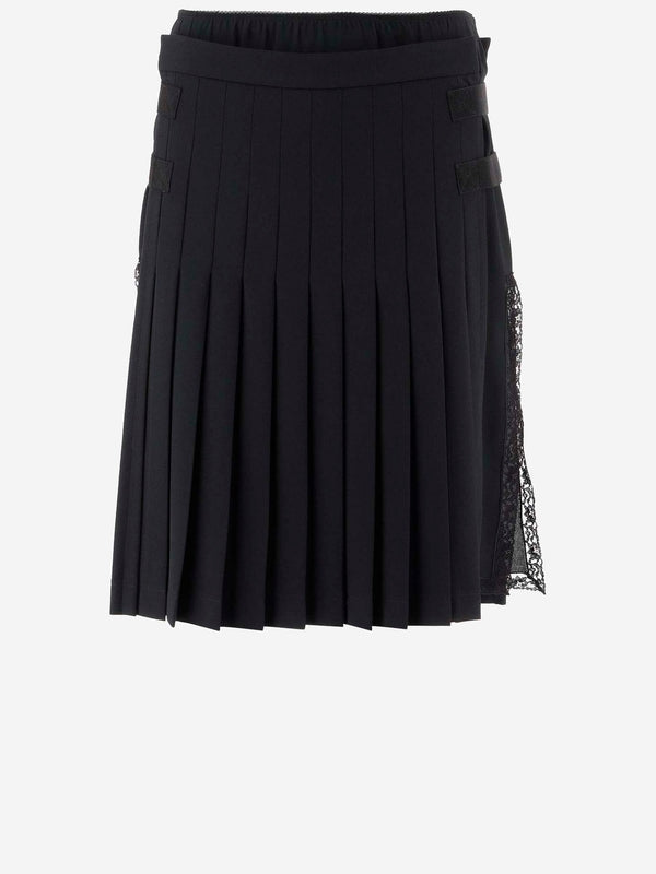 Pleated Detail Skirt