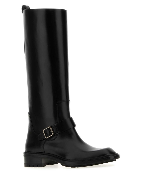 Saint Laurent Black Middle Boots