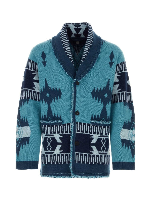 Icon Jacquard Cashmere Cardigan