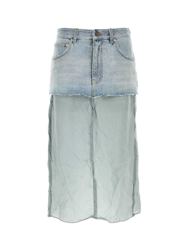 Balenciaga Blue Skirt