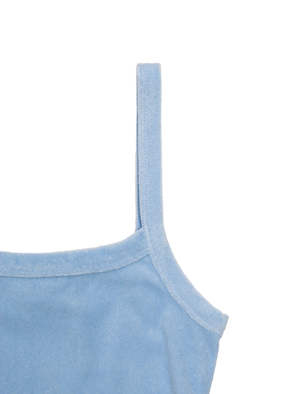DANI Blue Terry Tank Top