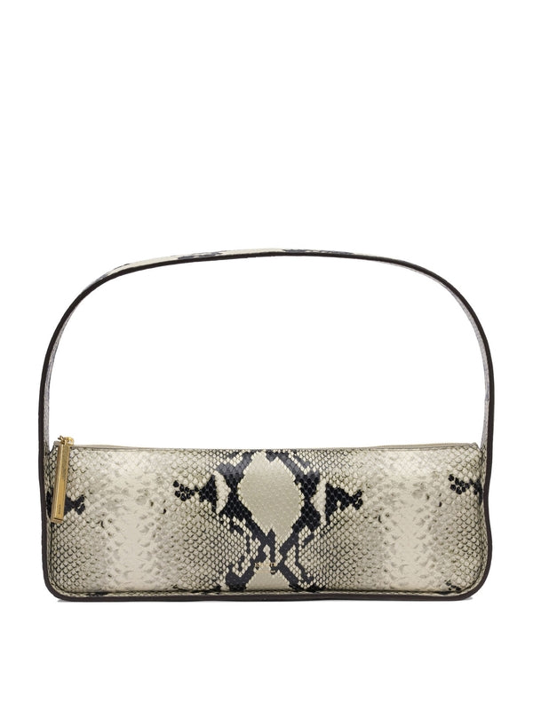 Animal-effect Leather Shoulder Bag