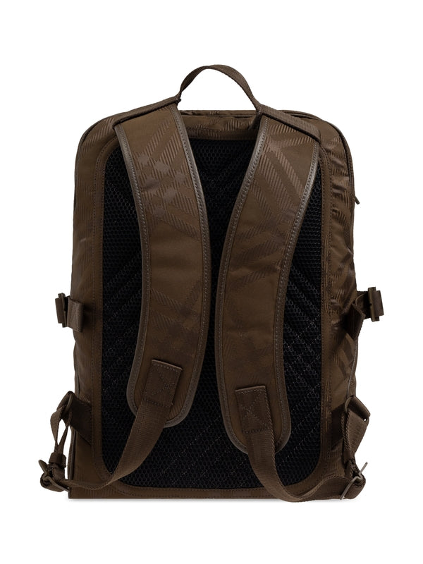 Check Jacquard Backpack