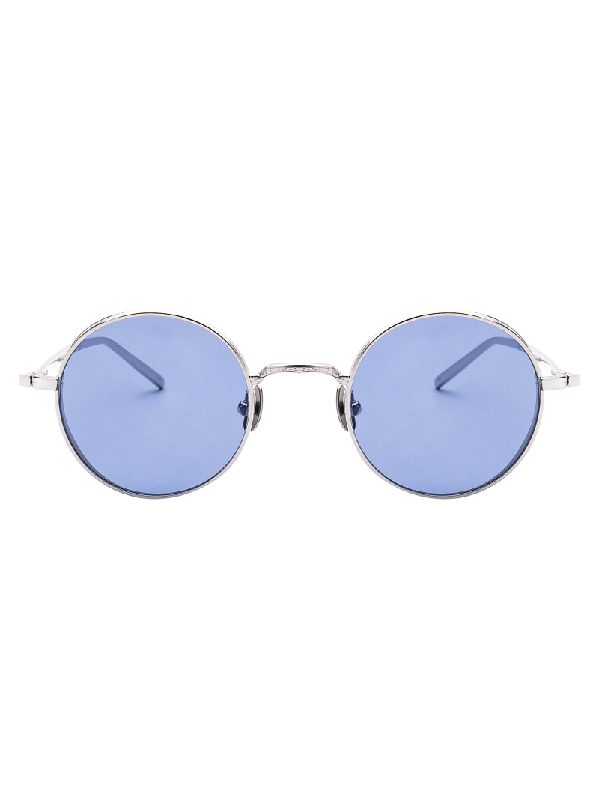 Metal Temple Round Frame Sunglasses