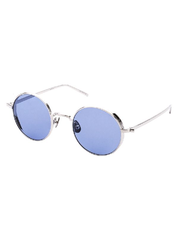 Metal Temple Round Frame Sunglasses