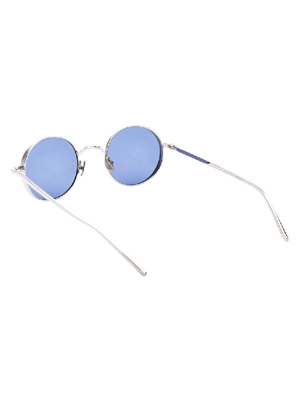 Metal Temple Round Frame Sunglasses