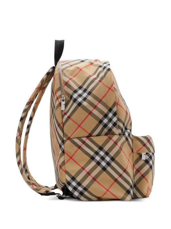 EKD Logo Check Pattern Backpack