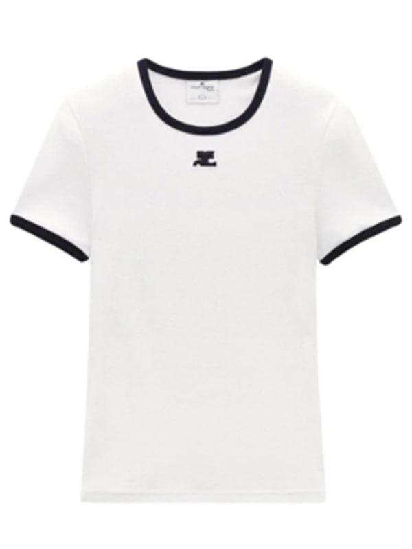 Courrèges White Half Sleeve