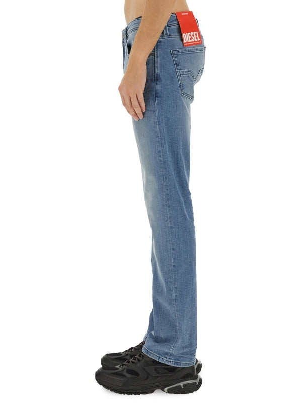 Back Logo Patch Denim Pants