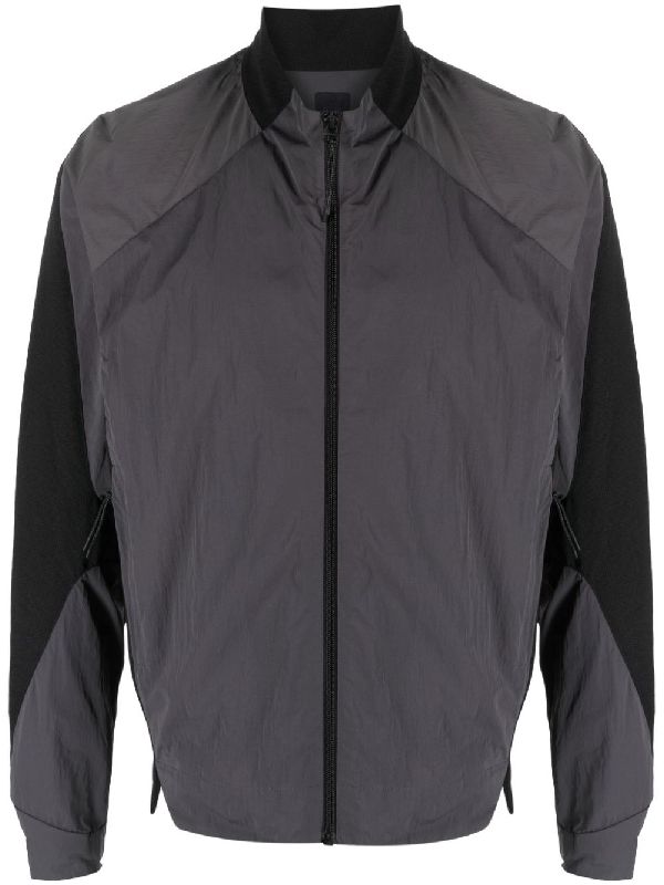 Panel High-Neck Nylon Jacket