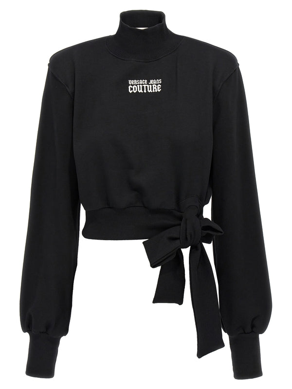 Tie Detail
  High Neck Sweatshirt