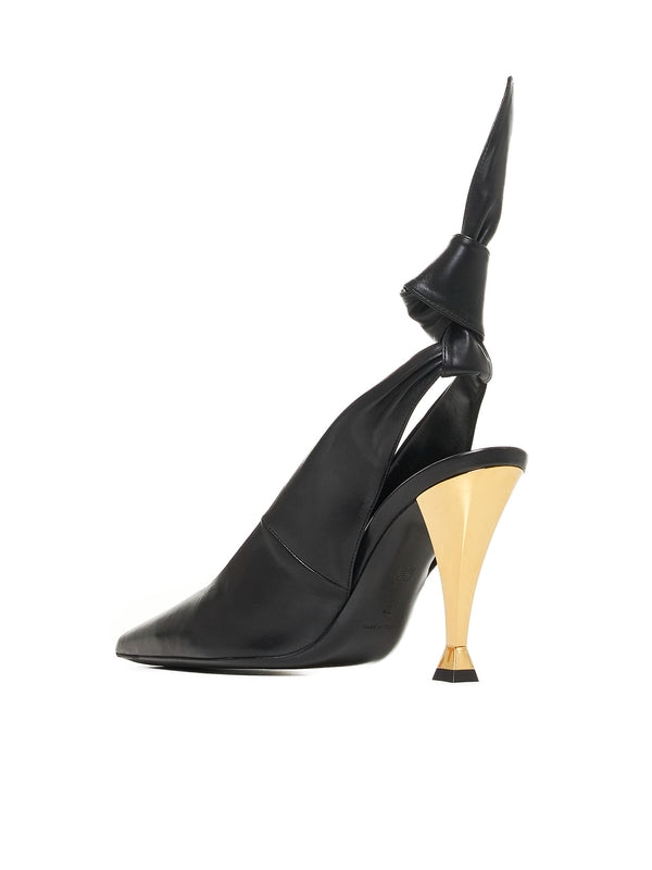 Beauw Bow Leather Slingback
  Heel