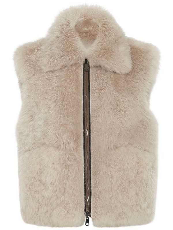 Shearling Vest Jacket