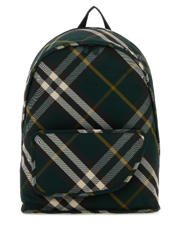 Shield Check Nylon Backpack