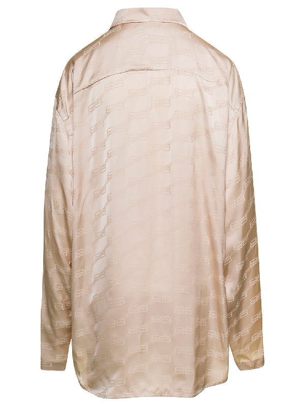 All-Over Monogram Viscose Shirt