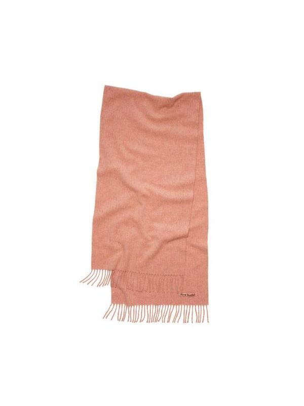 Pink Tab Narrow Wool
  Muffler