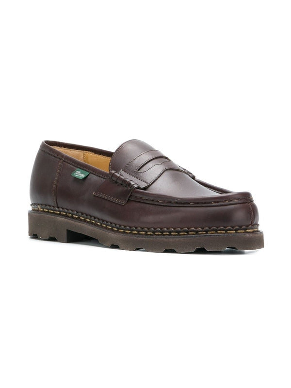 Paraboot Brown Penny Loafers