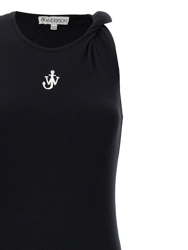 Anchor Logo
  Embroidered Ribbed Long Dress