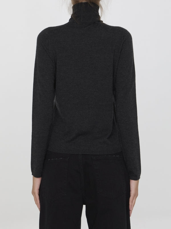 Adda Highneck Cashmere Knit - Jente