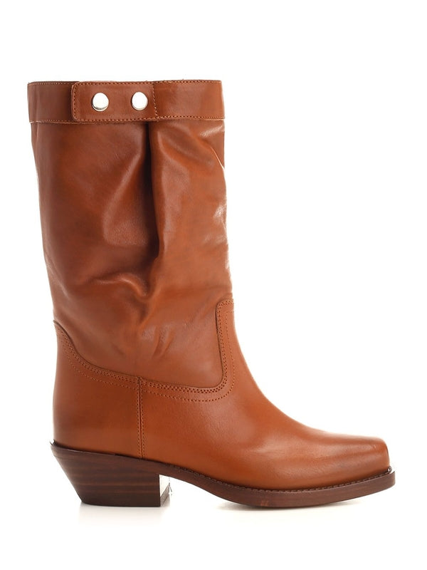 Ademe Leather Ankle Boots