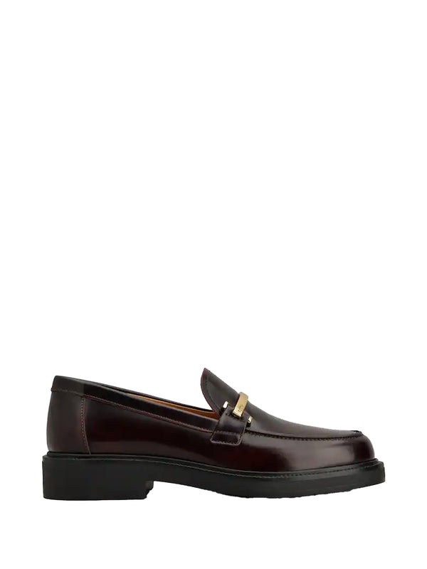 Tod'S Burgundy Loafers