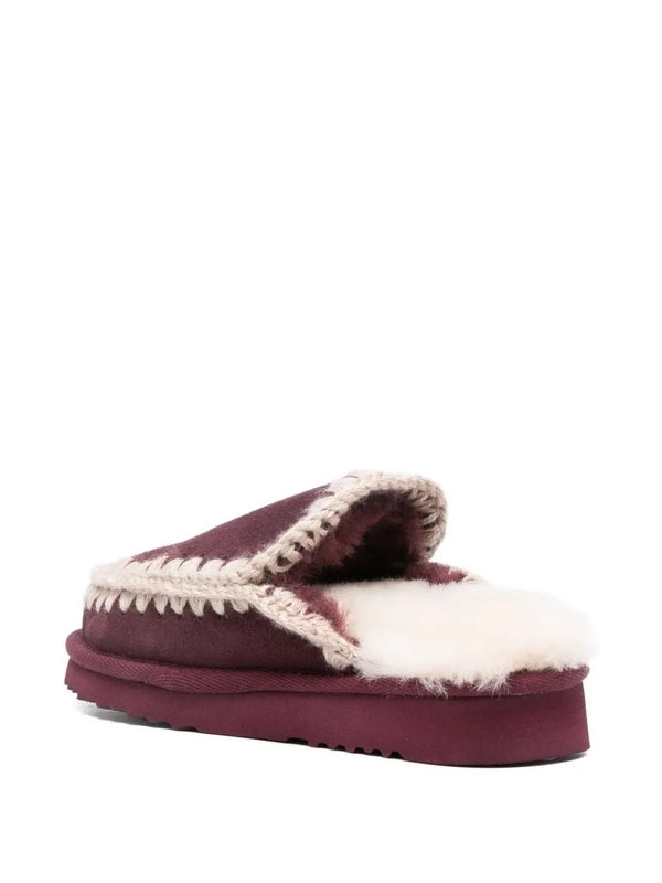 Mou Burgundy Slides