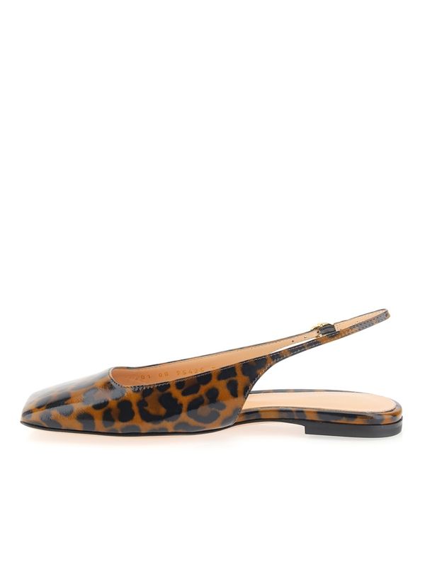 Animal Pattern
  Slingback Flat Shoes