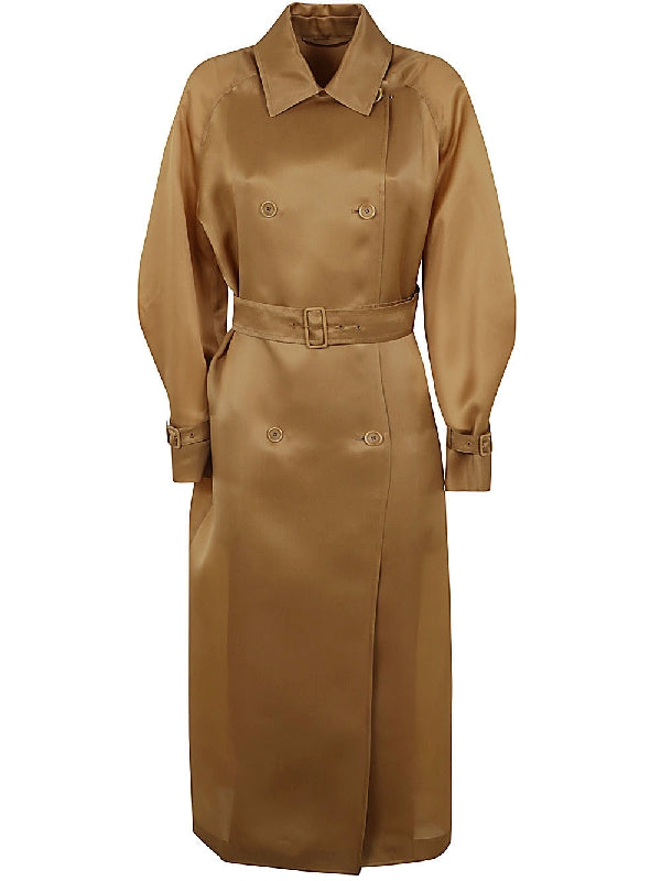 Sacco Silk Trench Coat