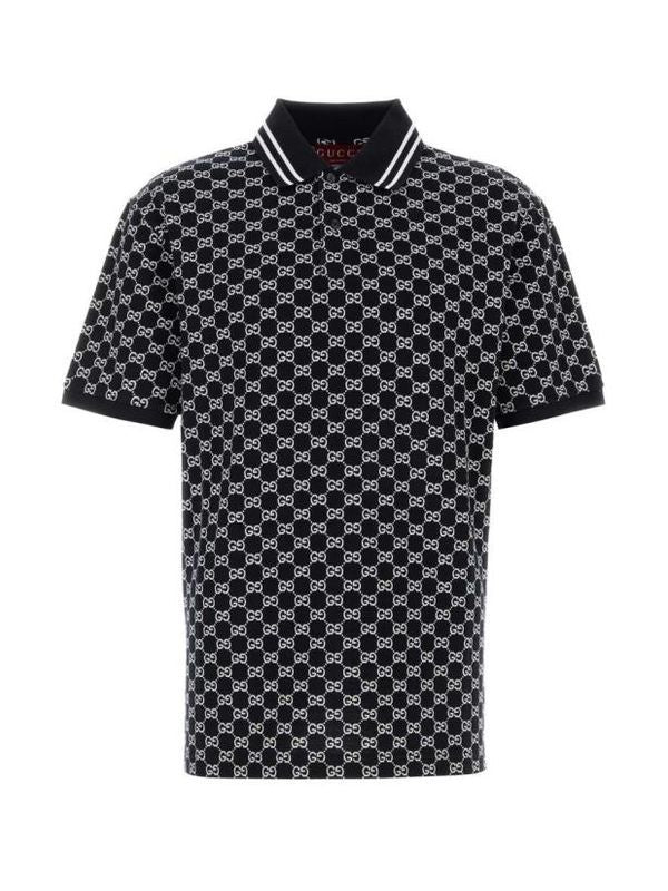 Allover GG Jacquard Cotton
  Polo Shirt