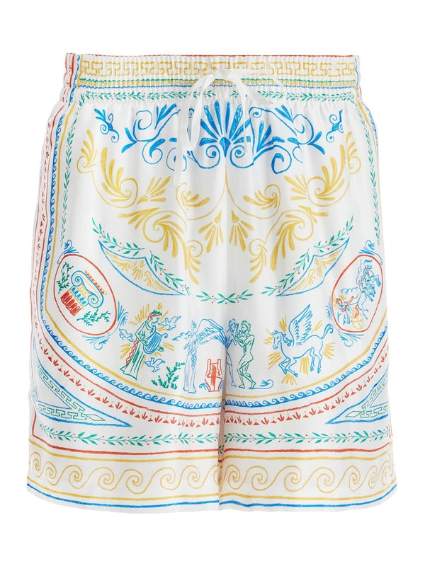 Crayon Silk Bermuda Shorts