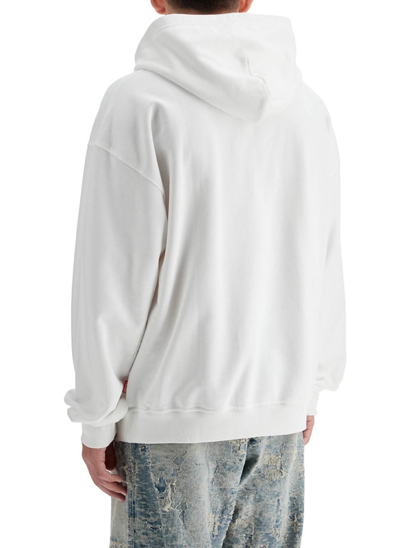 DIESEL - Sheer Logo Printing Hood - Jente