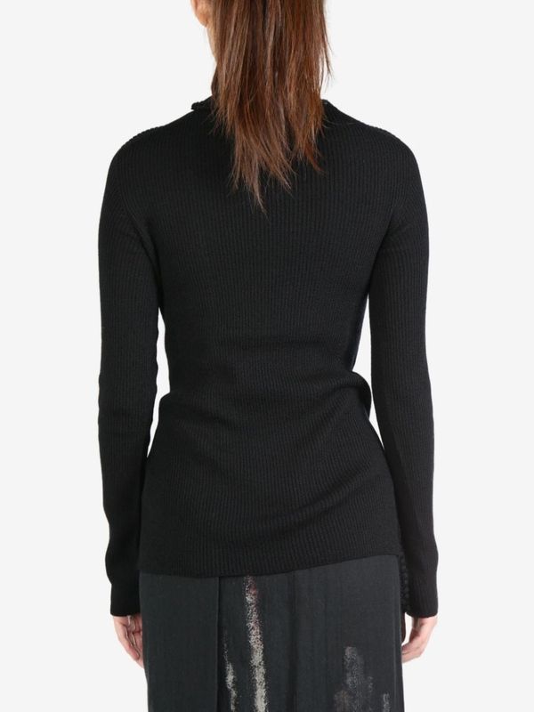 Y'S Sweaters Black Knitted - Jente