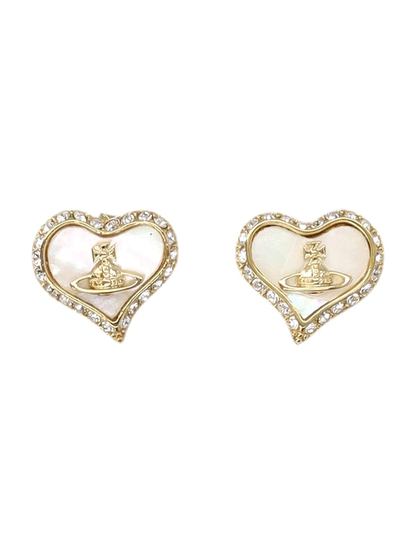 Petra Heart Pendant Earrings