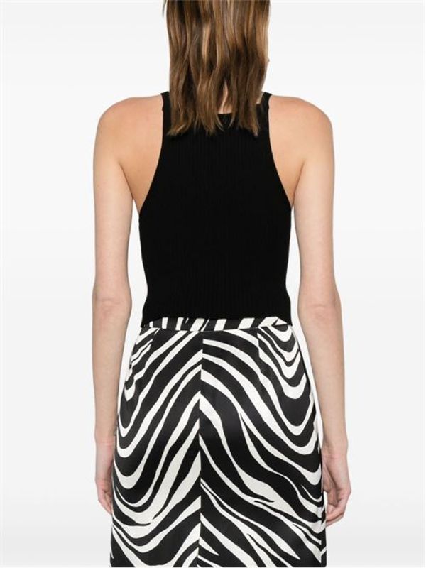 AC Logo Ribbed Sleeveless Top