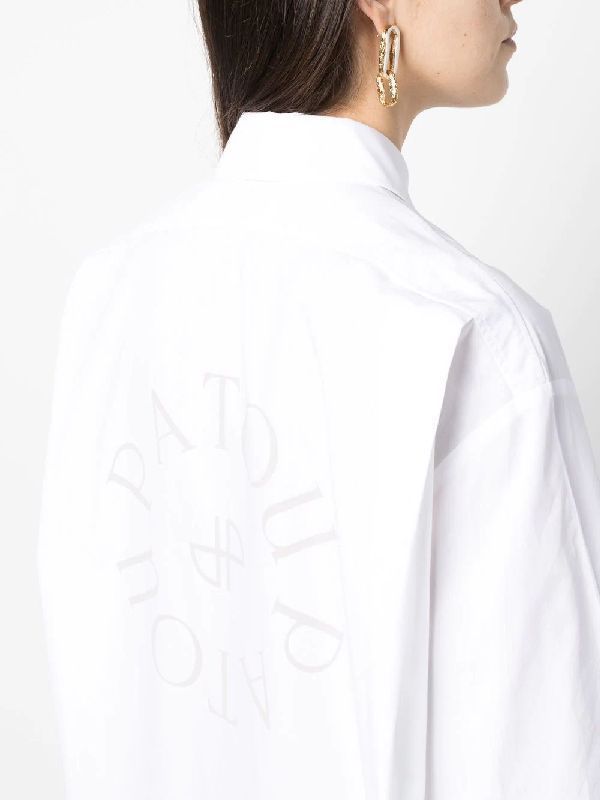 Back Logo Mini Shirt Dress