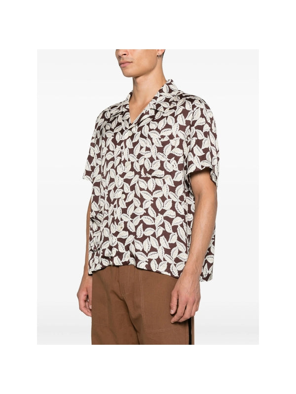 Bode Brown White Shirts