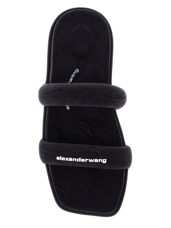 alexanderwang - Logo Strap Cotton Sandals - Jente