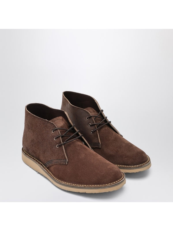 Red Wing Brown Lace-Up Boots