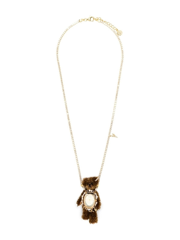 Yvmin Gold Brown Necklaces