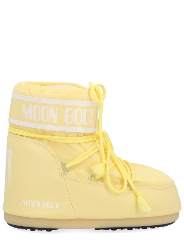 Moon Boot Yellow Lace-Up Boots