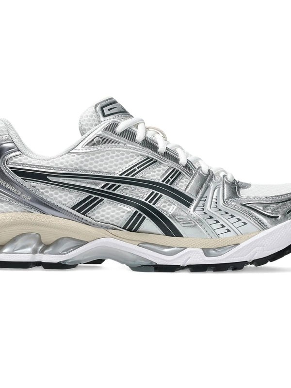 Asics White Silver Low Top Sneakers