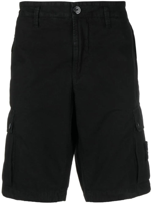 Washing Cotton Cargo Bermuda Shorts