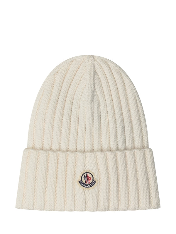Moncler White Beanies